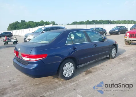2004 Honda Accord 2.4 Lx из США, поврежденный, VIN 1HGCM56334A163470